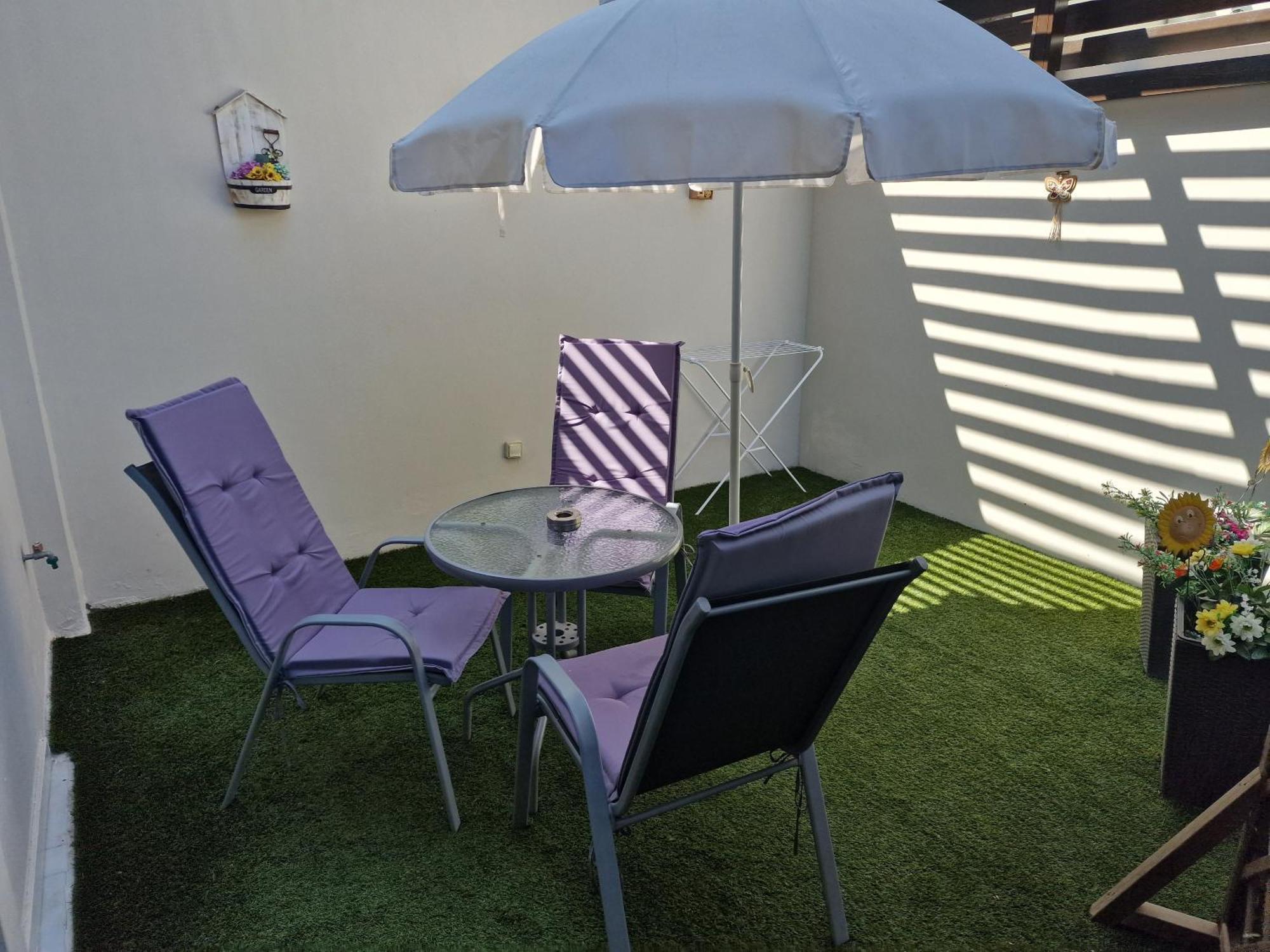 Blue - Comfy Center Rodos Lägenhet Asgourou Exteriör bild