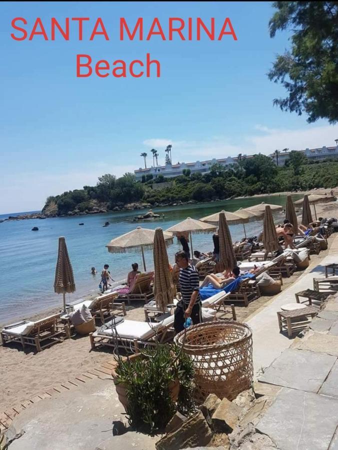 Blue - Comfy Center Rodos Lägenhet Asgourou Exteriör bild
